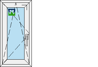 500x1050 rankena dešinėje