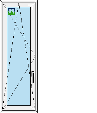 650x1800 rankena dešinėje