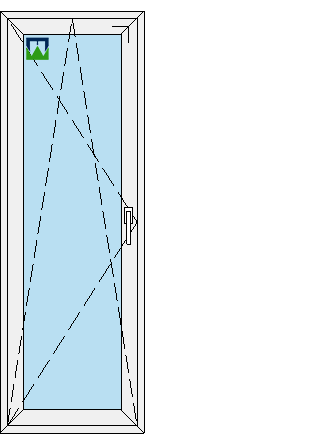 700x2050 rankena dešinėje