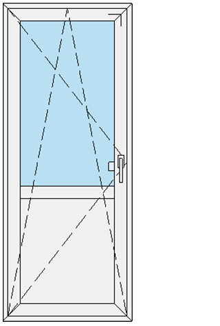 750x2100 rankena dešinėje